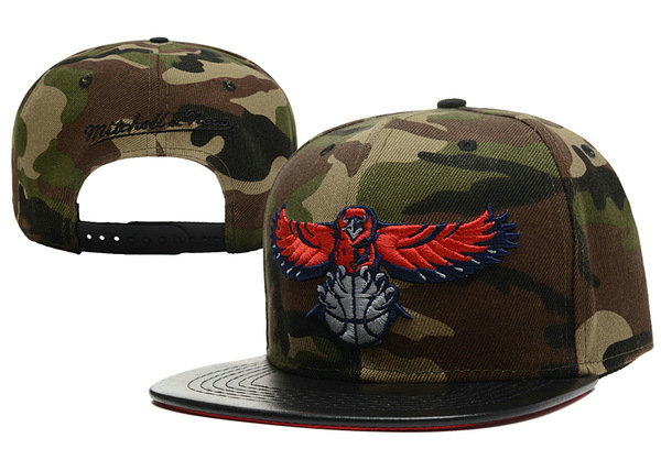 Atlanta Hawks Camo Snapback Hat XDF 0526